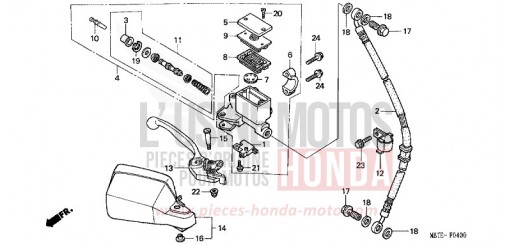FR. BRAKE MASTER CYLINDER XL1000V1 de 2001